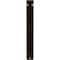 Ekena Millwork Crawley Wrought Iron Bracket, (Single center brace), Antiqued Copper 1 1/2"W x 7 1/2"D x 10"H BKTM01X07X10SCRACO - alternate 2